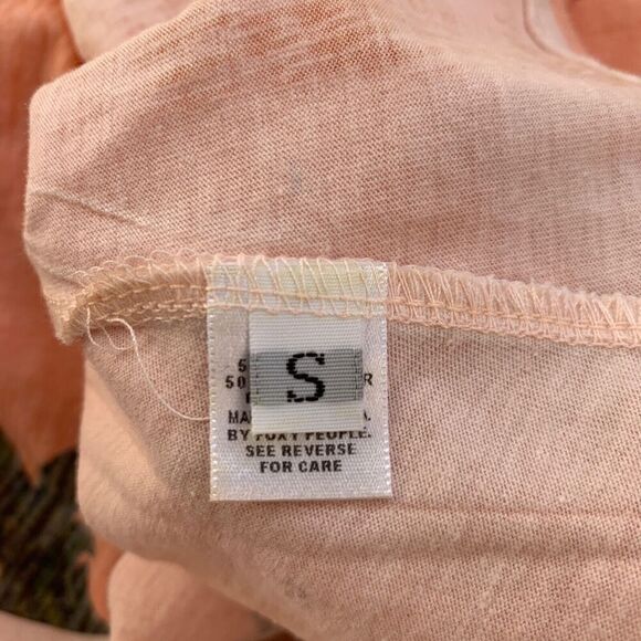 Y2K Butterfly Dropout Floral Milkmaid Midi Dress Size S Pink Burnout Fairycore - Picture 9 of 10